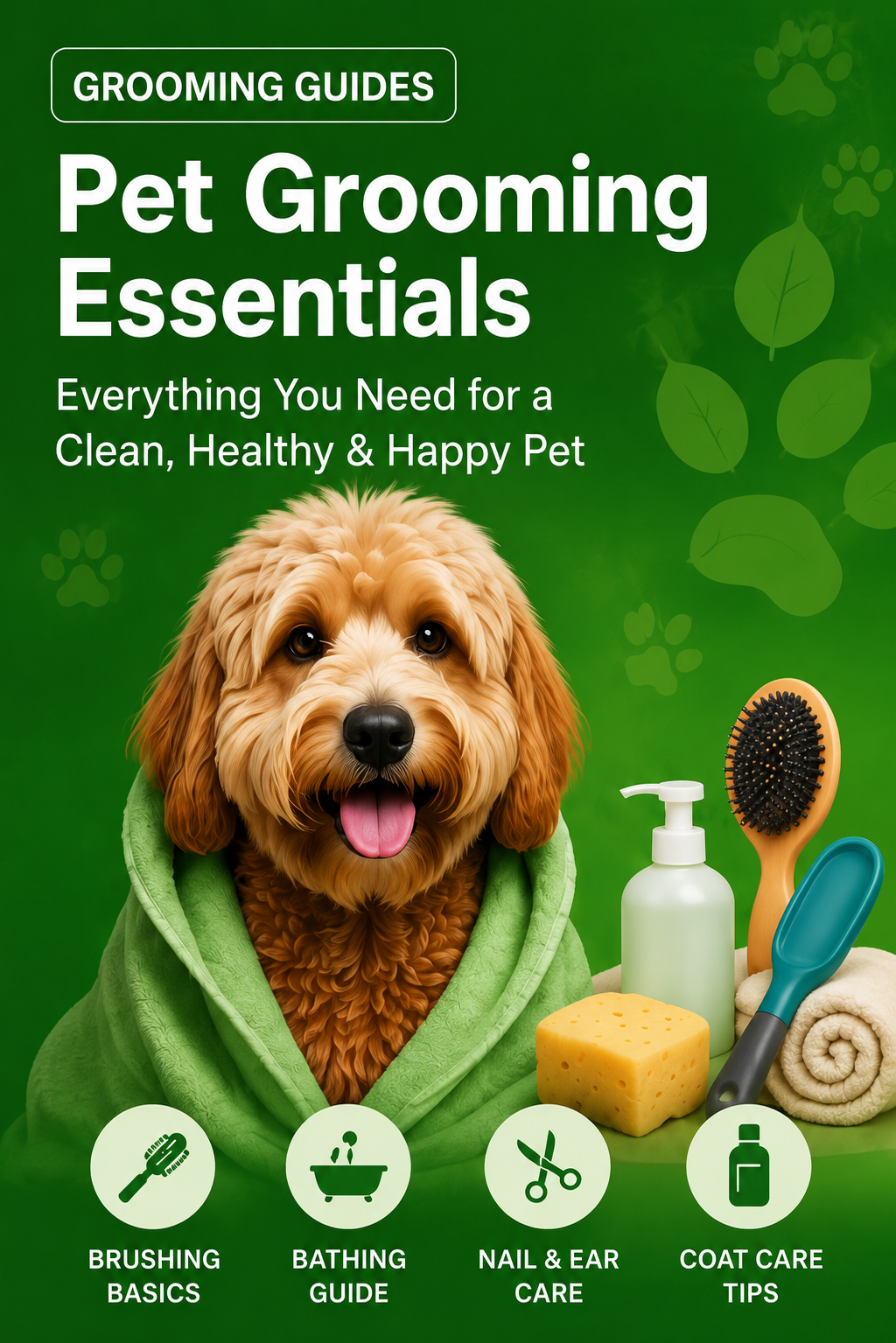 Pet Grooming Essentials ebook cover